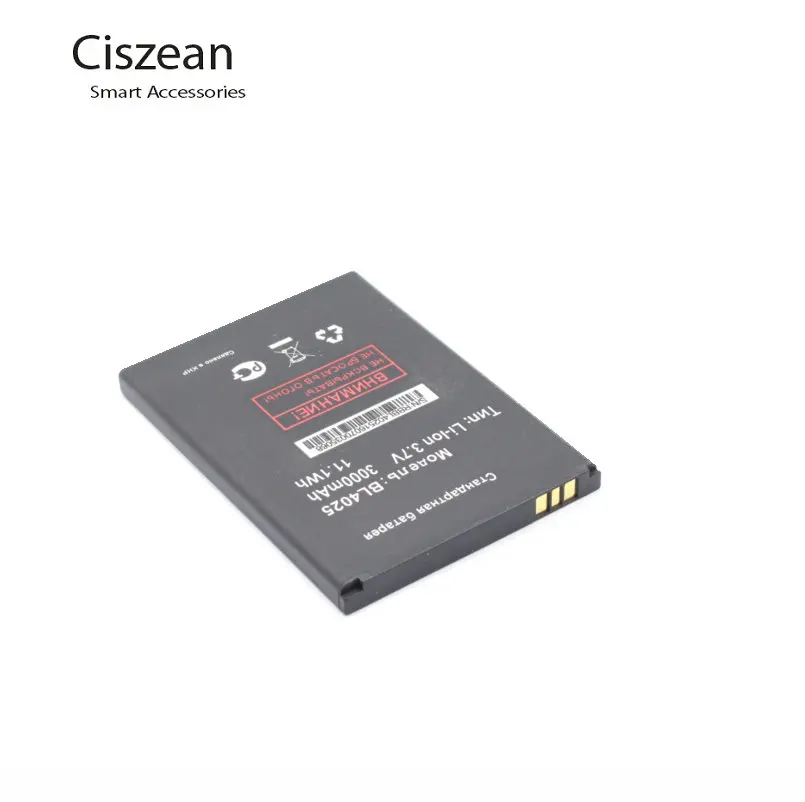Ciszean высококачественный BL4025 BL 4025 3000 мАч сменный литиевый аккумулятор для Fly IQ4411 IQ