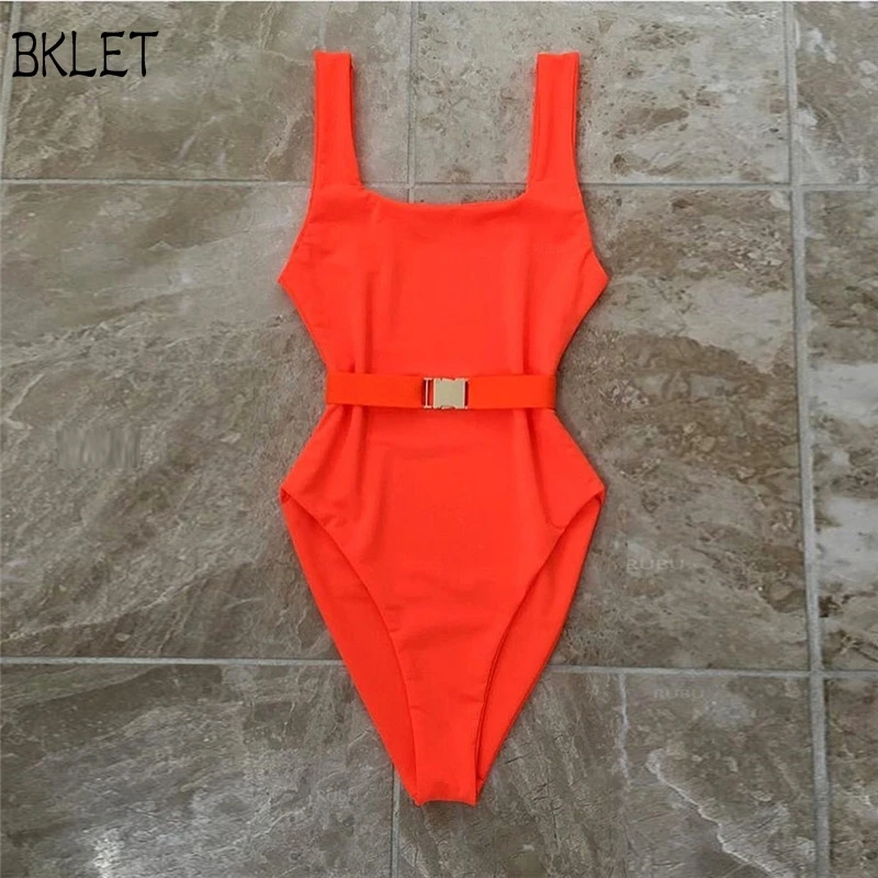 2018 Винтажная летняя одежда с пряжкой со съемным центром пуш-ап Женская цельная