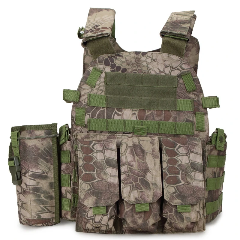 Мультикам камуфляж Molle нейлон модульный жилет тактические боевые жилеты для охоты 6094 жилеты Военная Мужская одежда армейский жилет - Цвет: mandrake