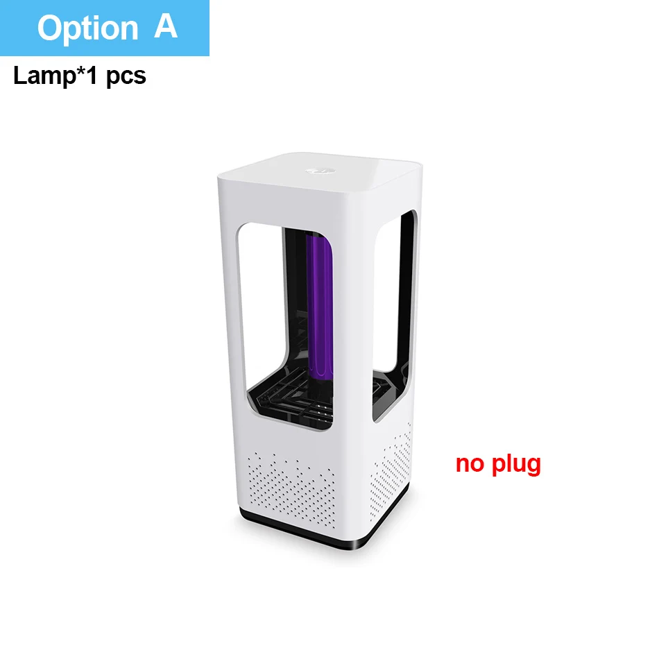 1pcs no plug Светодиодная лампа-убийца от комаров, анти-ловушка для комаров и мух, лампа-жук с питанием от USB для борьбы с вредителями, электрическая лампа-Репеллент для насекомых, ночник - Цвет: 1pcs no plug