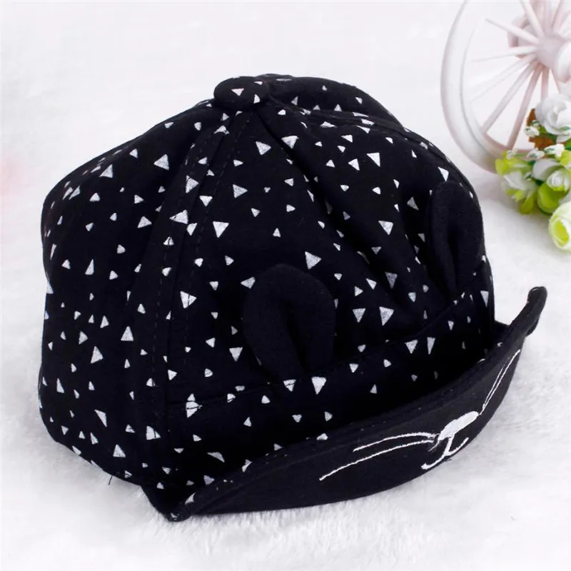 wholesale drop shipping Kids Baby Beret Kitten Visor Baseball Cap Casquette Cotton Peaked Hat baby beanie 2018 PYMAY16 | Детская одежда