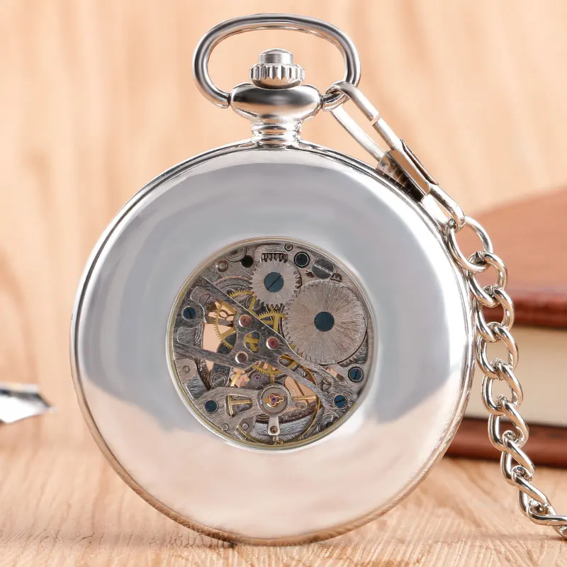 Часы-скелетоны механические карманные в стиле стимпанк | Наручные часы