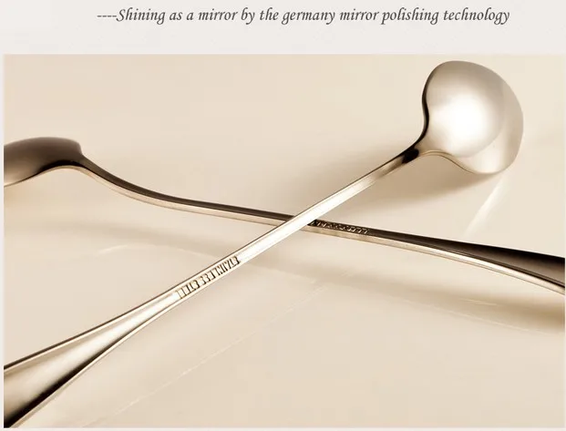 Круглая головка с наконечником 1 шт. прочная длинная ручка ложки для чая и кофе