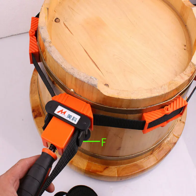 Nylon Multi-Function Binding Belt Clamp Polygons Angle Clip With 4M Long Non Skip TPR Handle Woodworking Tool |