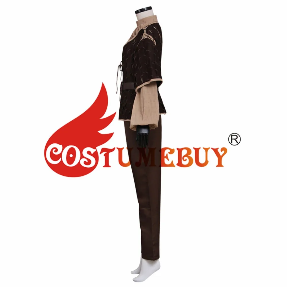 CostumeBuy Игра престолов Ария Старк костюмы для косплея для девочек для взрослых в средневековом стиле Хэллоуин Карнавальный наряд костюм L920