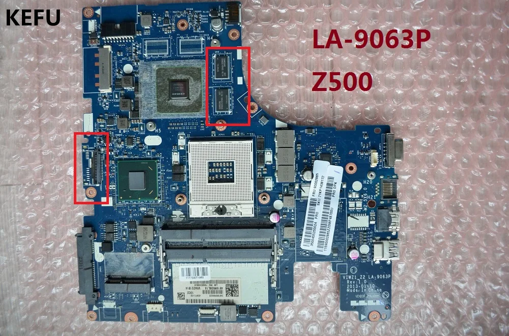 Kefu VIWZ1_Z2 LA-9063P системная плата подходит для lenovo Z500 Тетрадь материнская плата HM76 DDR3 GT740M Дискретная Графика рабочих