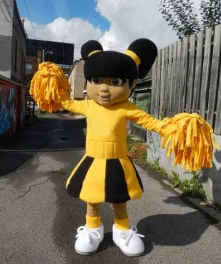 Cheer Leader яркий костюм персонализируемый мультяшный для маленькой девочки