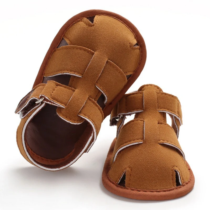 

Boy Sandals Summer Casual Baby Shoes Breathable Toddler Hollow Design Sandals For Boy 0-18M Toddler Shoes