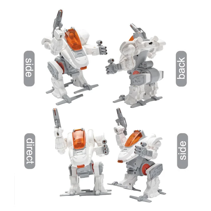 STEM Toys Children Science Experiment Kit Handmade Puzzle Assembling Toy Mech Warrior Model Building Block Kids Educational | Игрушки и
