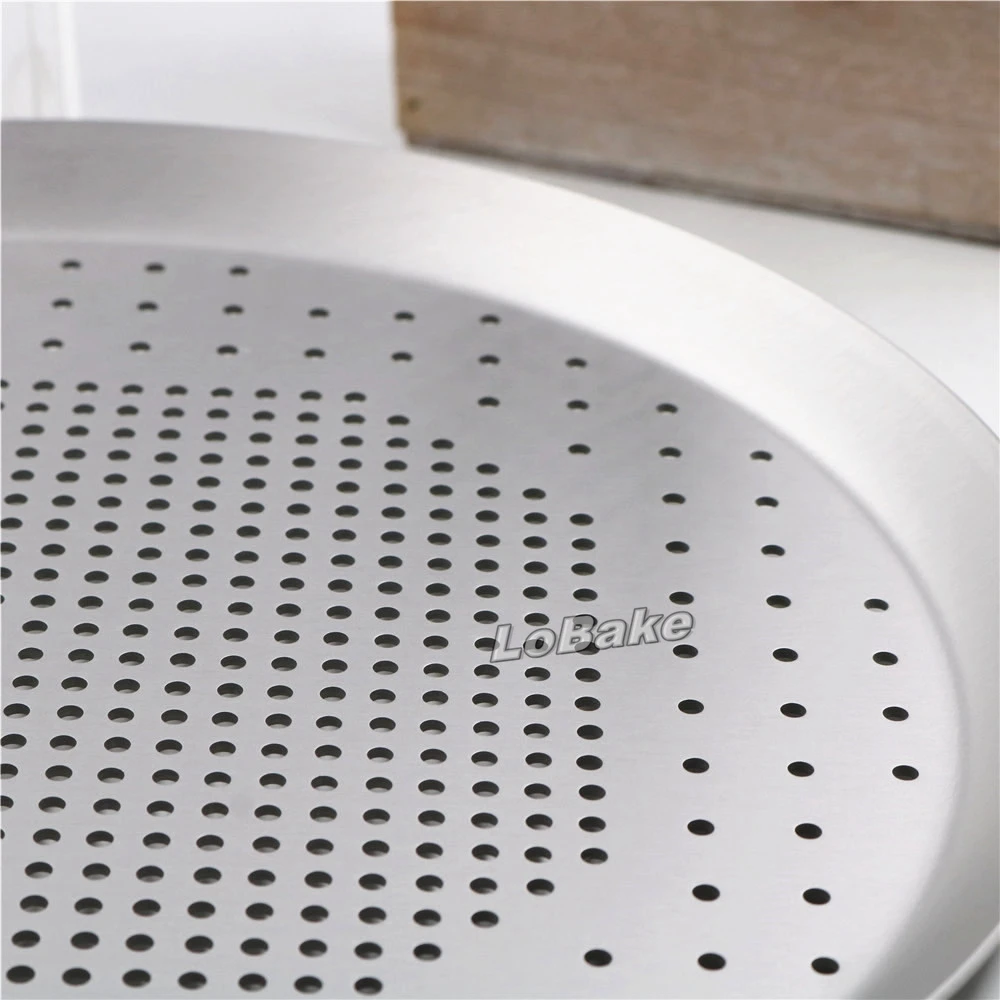 Анодированная алюминиевая круглая сковорода для пиццы 9 дюймов толщина 0 16 см|pizza