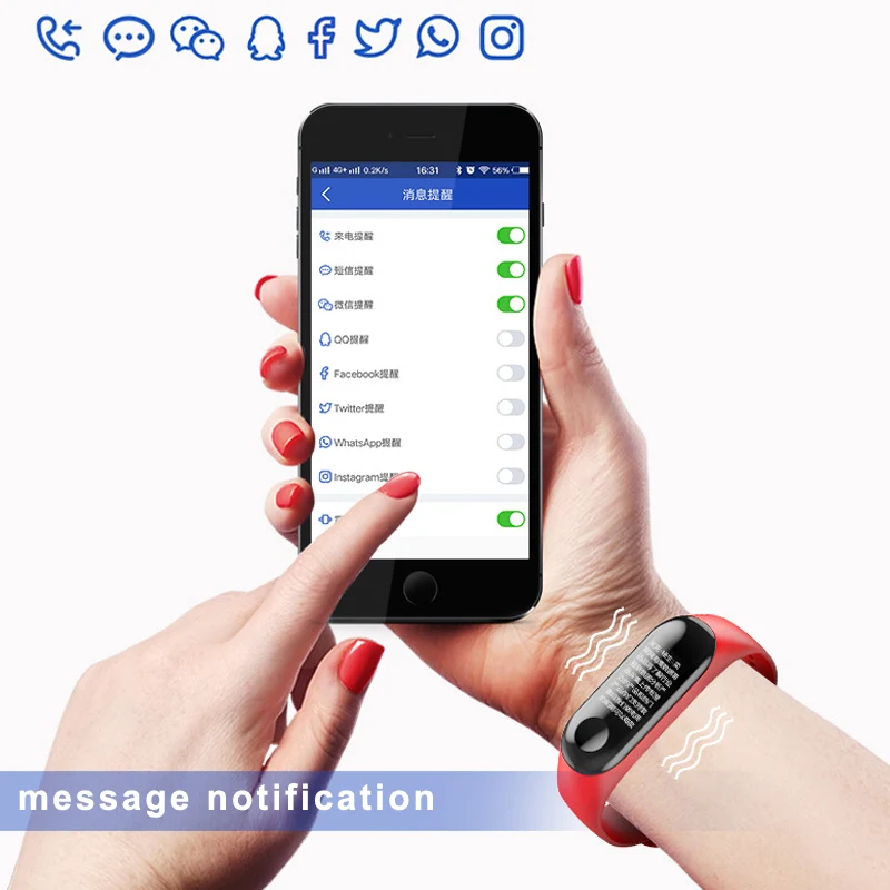 Новинка хит смарт браслет часы фитнес трекер кровяное давление HeartRate Monitor