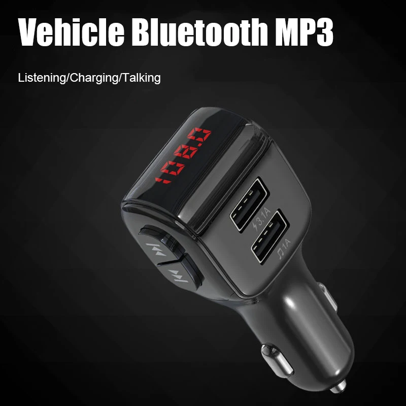 Автомобильный MP3-плеер Bluetooth Dual usb зарядка зарядное устройство Обнаружение
