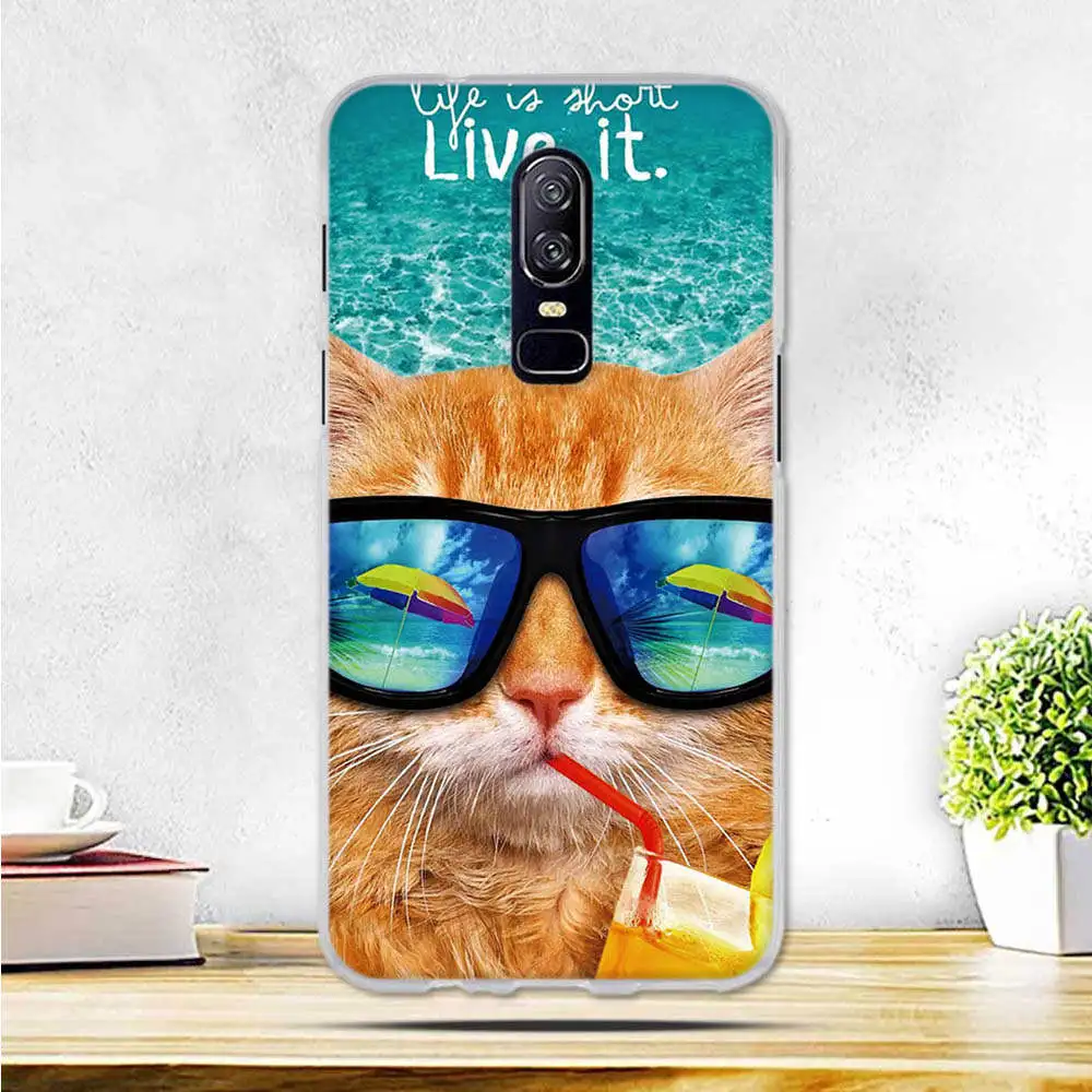 Для OnePlus 6 Чехол для OnePlus6 чехол Роскошный тонкий мягкий Силиконовый ТПУ 3D