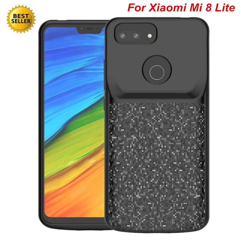 Чехол для зарядного устройства Xiaomi Mi 8 Lite умный чехол аккумулятора 4700 мАч Mi8
