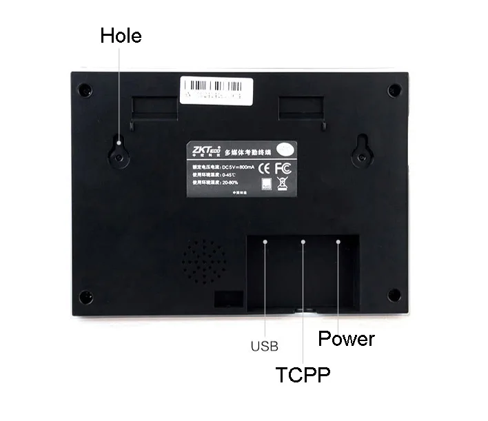 ZK IP65 Водонепроницаемый TF1700 дактилоскопический контроль доступа с RFID кард-ридером TCP/IP биометрический дактилоскопический контроль доступа к двери