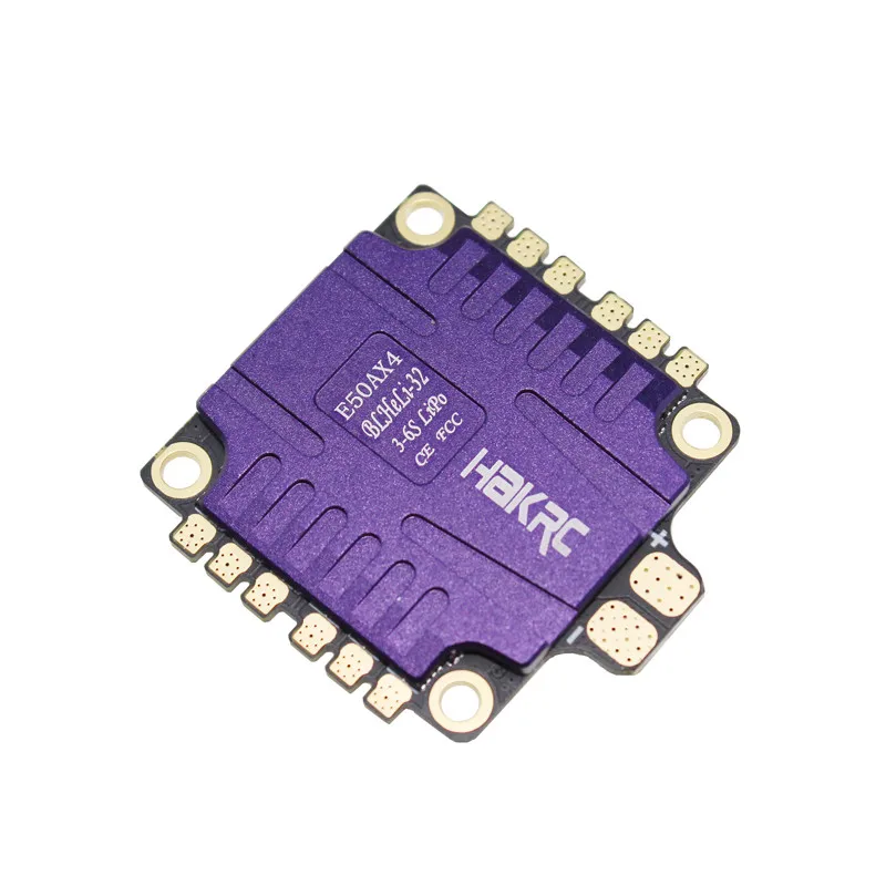 

HAKRC ESC 4In1 50A 3-6S BLHeli_32 5V 3A BEC Dshot1200 Mini Size ESC for DIY Quadcopter FPV Racing Drone