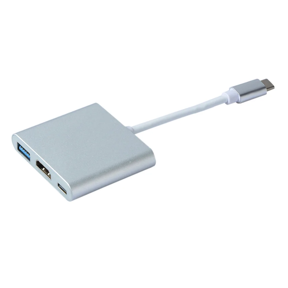 USB C 3 1 конвертер многопортовый цифровой av адаптер Тип до 4 K HDMI 0 кабель для зарядки