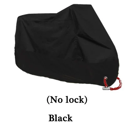 Black 15 цветов, чехол для мотоцикла, универсальный, для улицы, для помещений, УФ-защита, для скутера, водонепроницаемый, для мотоцикла, для велосипеда, для дождя, для палатки, для квадроцикла, чехол - Цвет: Black