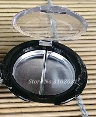 With 2 AL Pan 100 шт. DIY Макияж Инструменты Пластик пустых теней случае Алюминий Палитры единичный случай круглый jar Косметическая Пудра Косметика компактный контейнер - Цвет: With 2 AL Pan