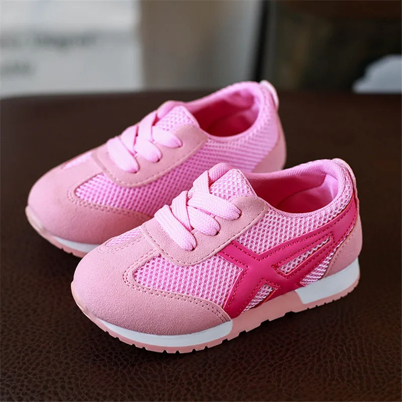 2018 Children Shoes Girls Boys Sport Antislip Soft Bottom Kids Baby Sneaker Casual Flat Sneakers Mesh Loafers | Детская одежда и