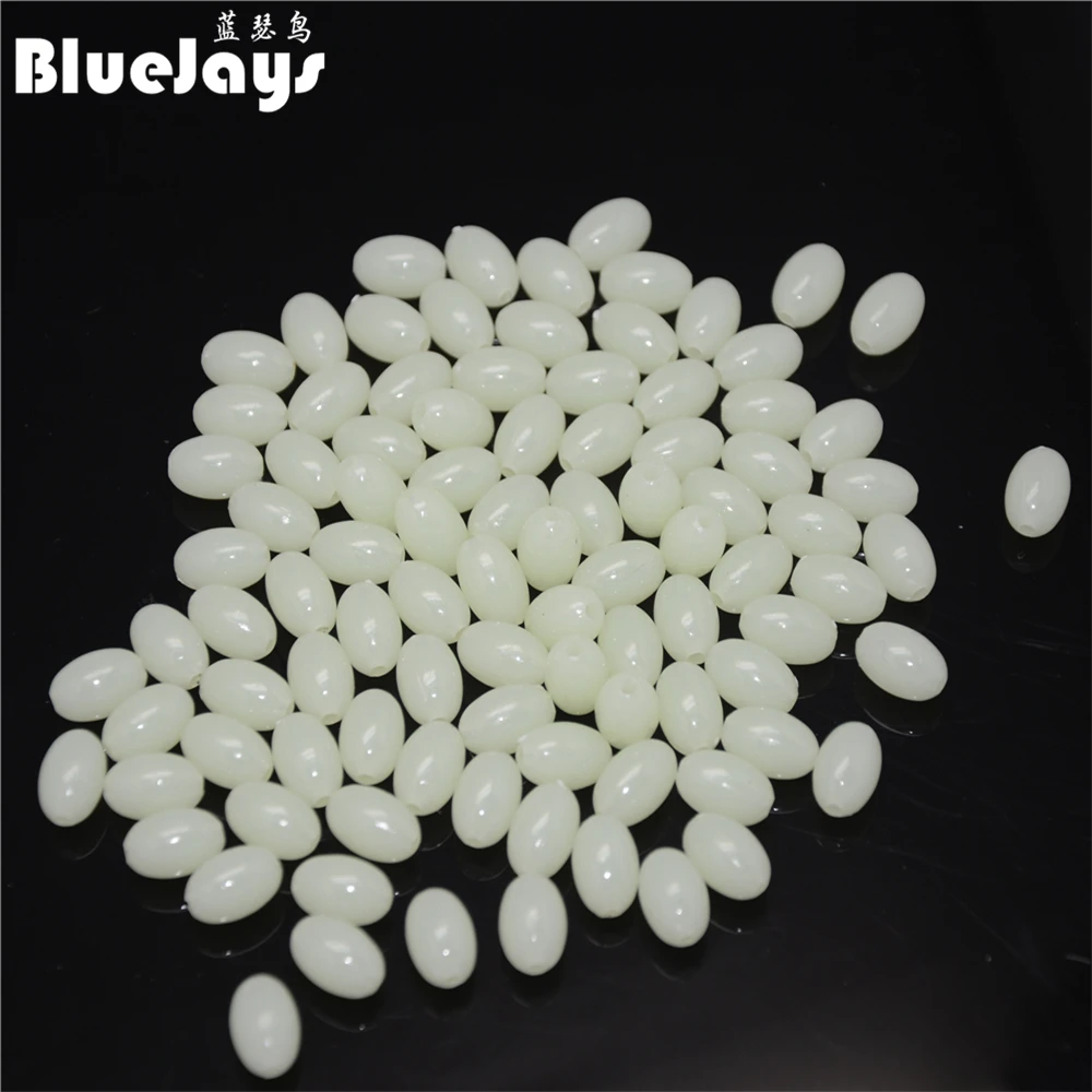 Овальные жесткие светящиеся бусины BlueJays жемчужная рыболовная приманка
