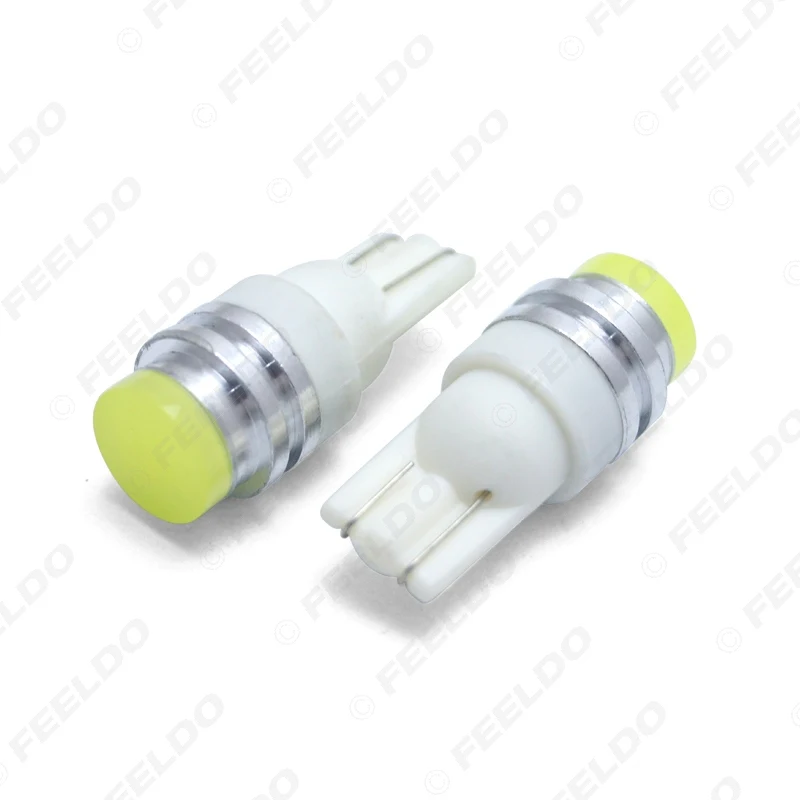 

4Pcs T10 194 W5W 1W COB Flood Ceramic Interior Car LED Light Lamp 7 Colors Optional #FD-5324