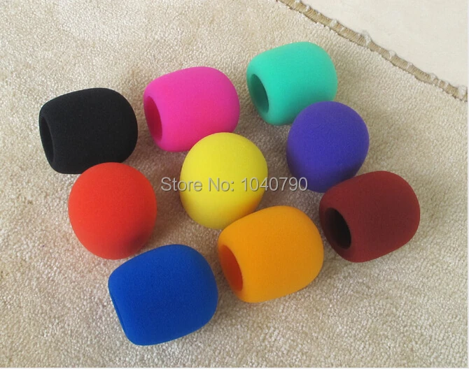 Бесплатная доставка 9 штук разные цвета ручной сценический микрофон