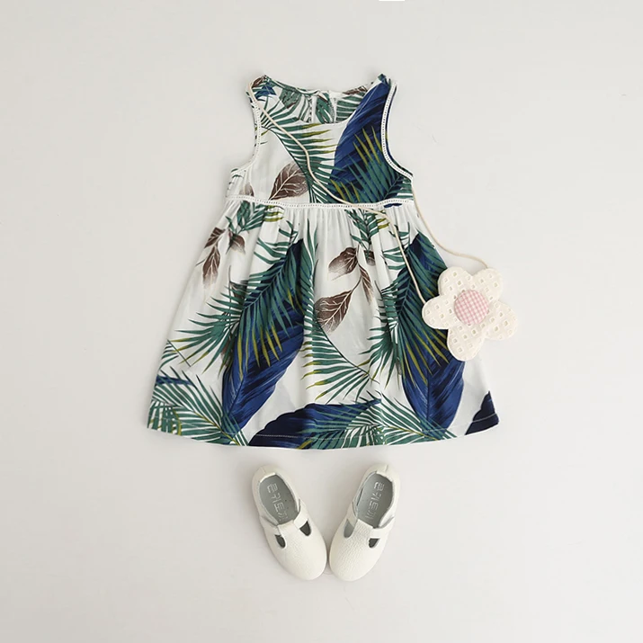 Платье для девочек Новинка лета 2018 хлопковые платья милое вечернее платье