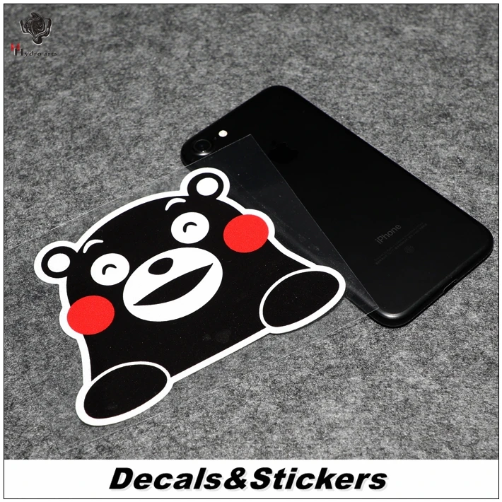 Фото Милые Мультяшные Светоотражающие модифицированные наклейки NO.L111 Kumamon 3M, автомобильный шлем, водонепроницаемые Переводные картинки MOTO GP для... №2