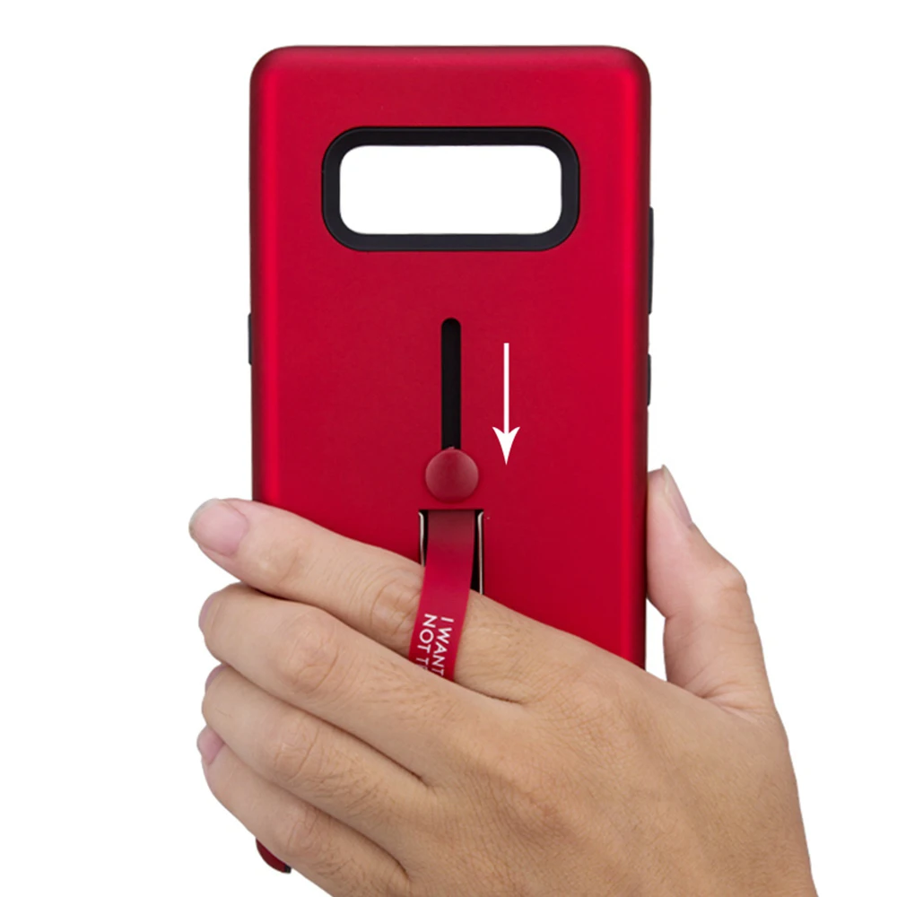 Soft Silicone Bracket Case For Samsung Galaxy Note9 8 Note 5 Finger Ring Stand Holder Cover 9 Protective Coques |