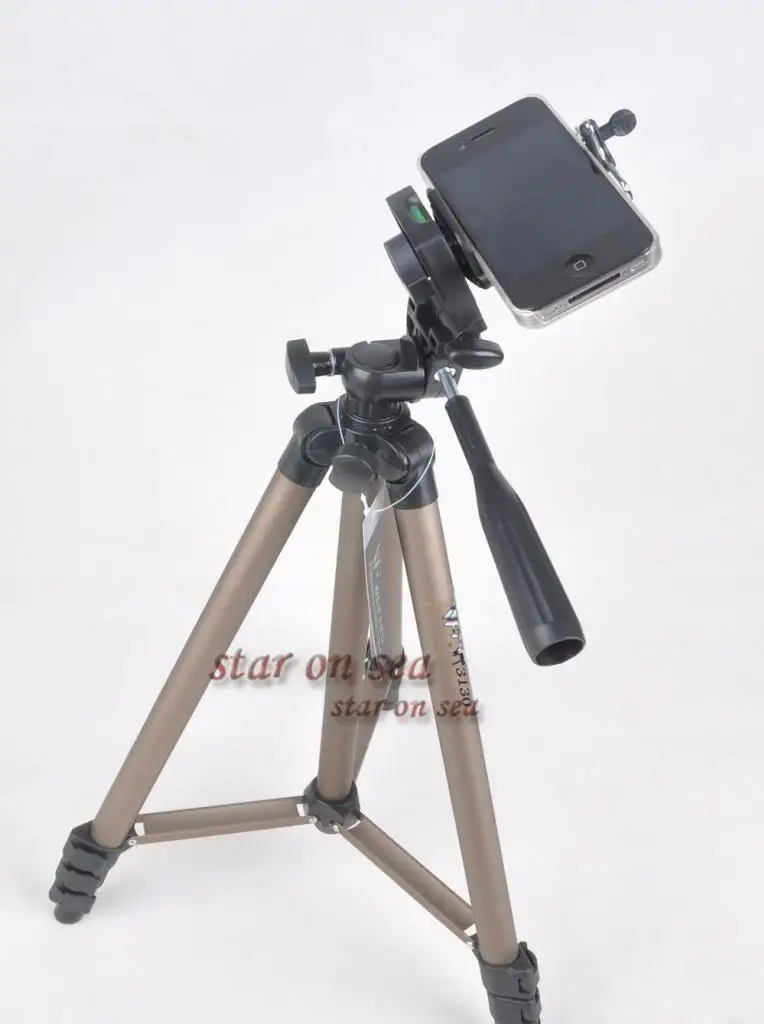 weifeng WT 3130 ручной видеокамеры DV штатив+ зажим для мобильного телефона