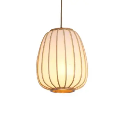 

Бамбуковая современная светодиодная люстра в китайском стиле, лампа из бамбука в современном японском стиле для чайной комнаты, гостиной, с...