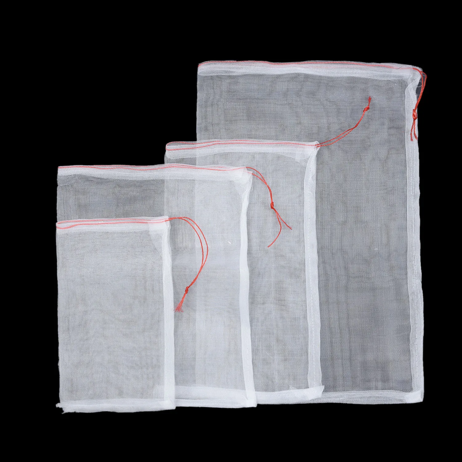 

50x Orchar Garden Plant Fruit Protect Drawstring Mesh Net Bag Anti Insect Pest