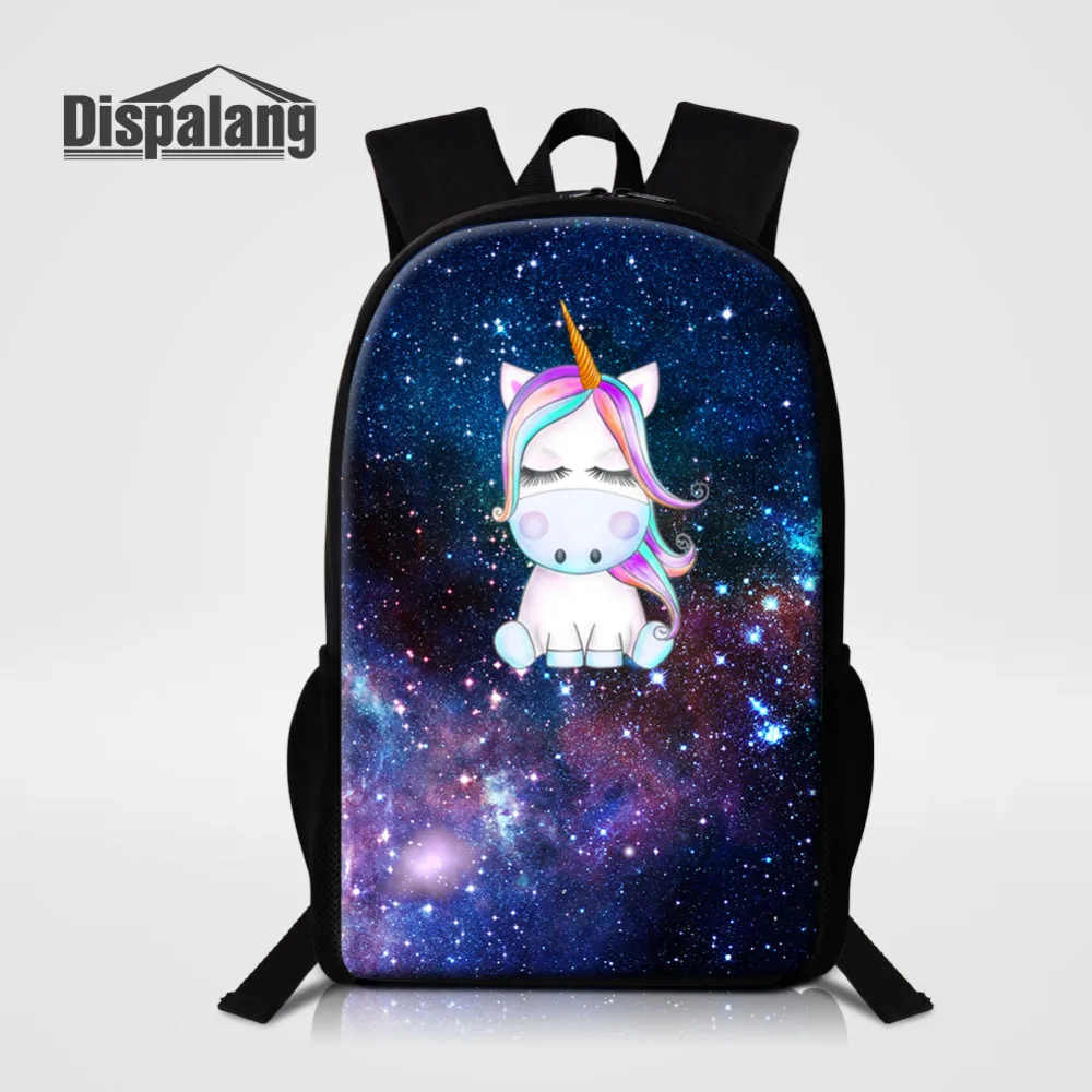 

Dispalang Unicorn Girl School Bag light Weight Large Kids Backpack Bags Cartoon Printing School Backpack Child Schoolbag