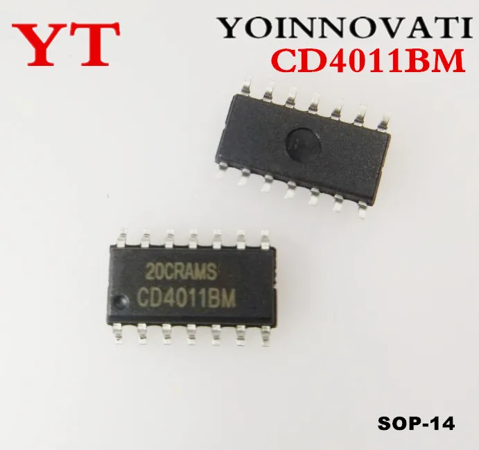 20 шт./лот CD4011BM CD4011 SOP14 IC.|Интегральные схемы| |