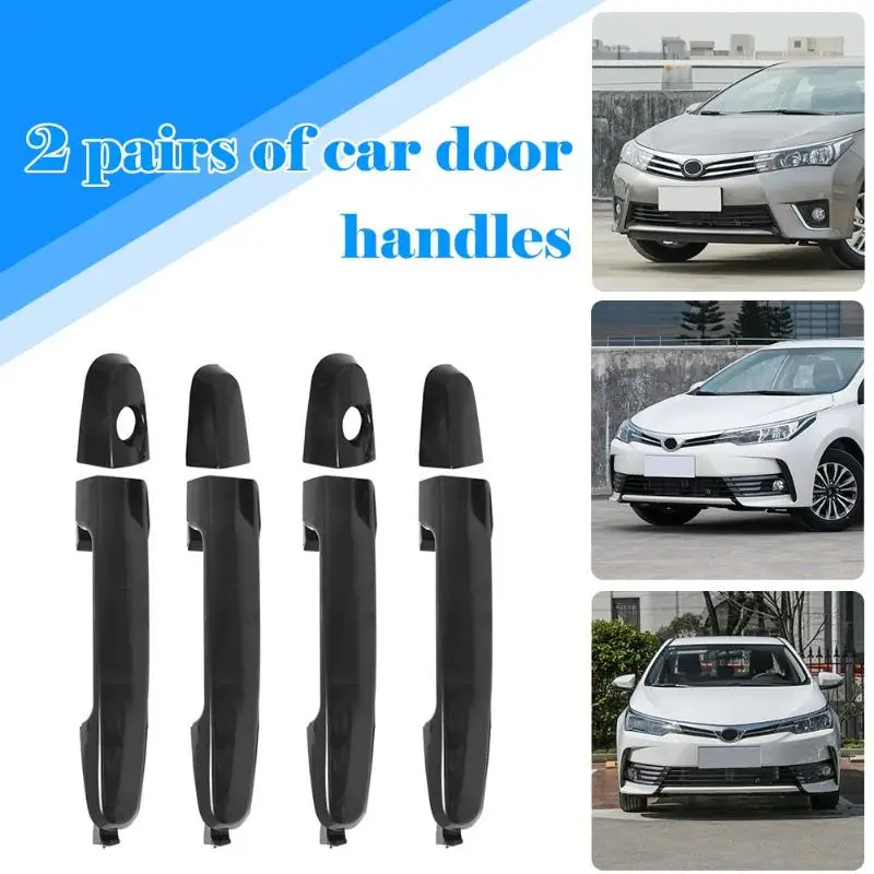 VODOOL 2 пары автомобилей передний левый и правый ВНЕ дверные ручки для Toyota Matrix Corolla BYD F3 Замена наружных комплект аксессуаров