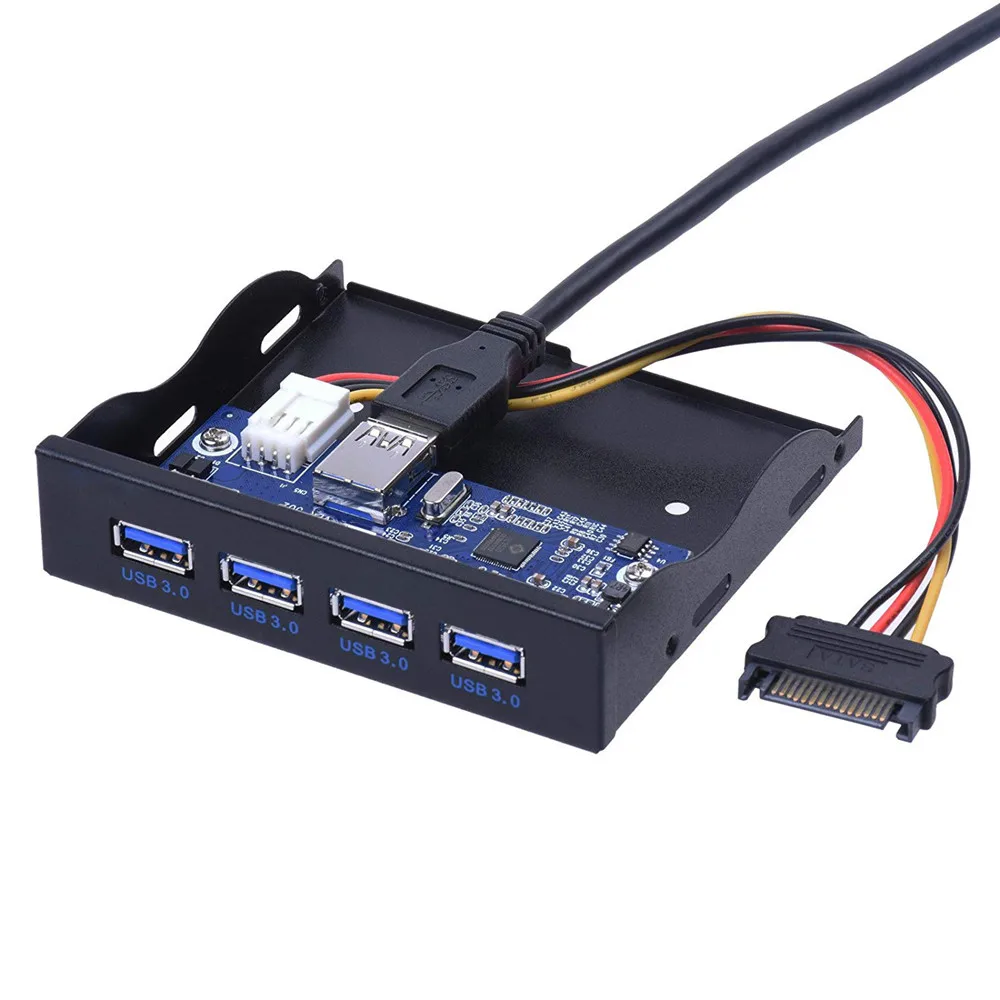 Металлическая передняя панель для компьютера 3 5 дюйма 4 порта USB 0 | Компьютеры и