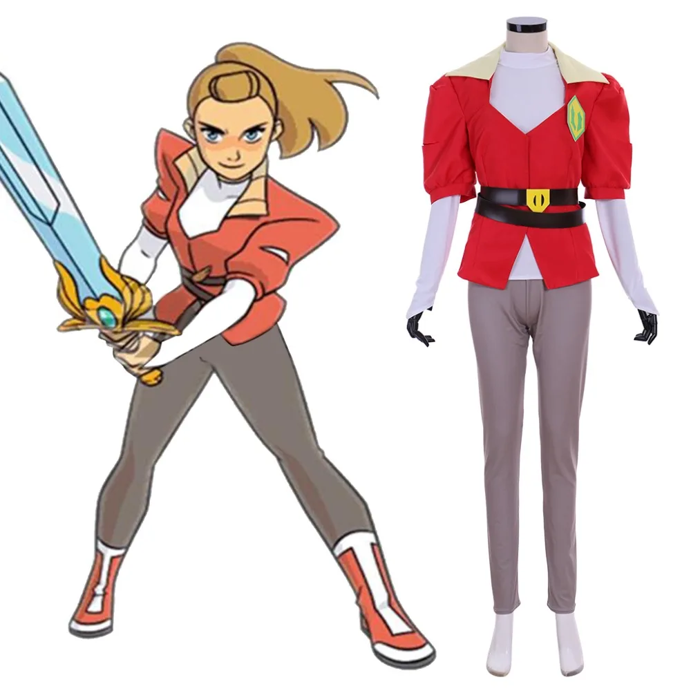 Косплей diy мультфильм аниме She-Ra: Принцесса силы Косплей Костюм SHE-RA Косплей Костюм L320