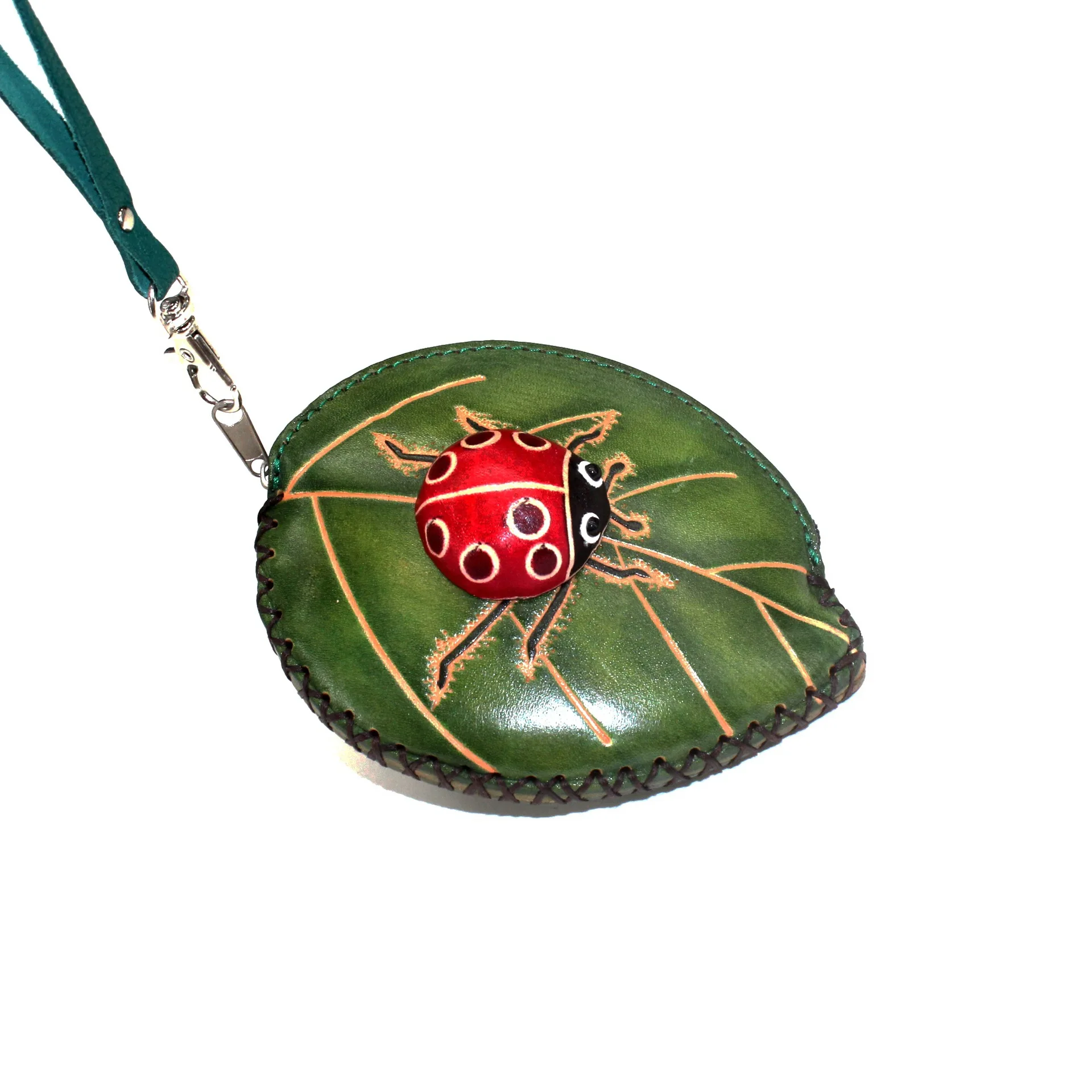 Кошелек для монет из натуральной кожи, женские кошельки и кошельки, женские сумки для монет moneys, сумочка для девушек, держатели для карт, Дамский мини-кошелек с листьями