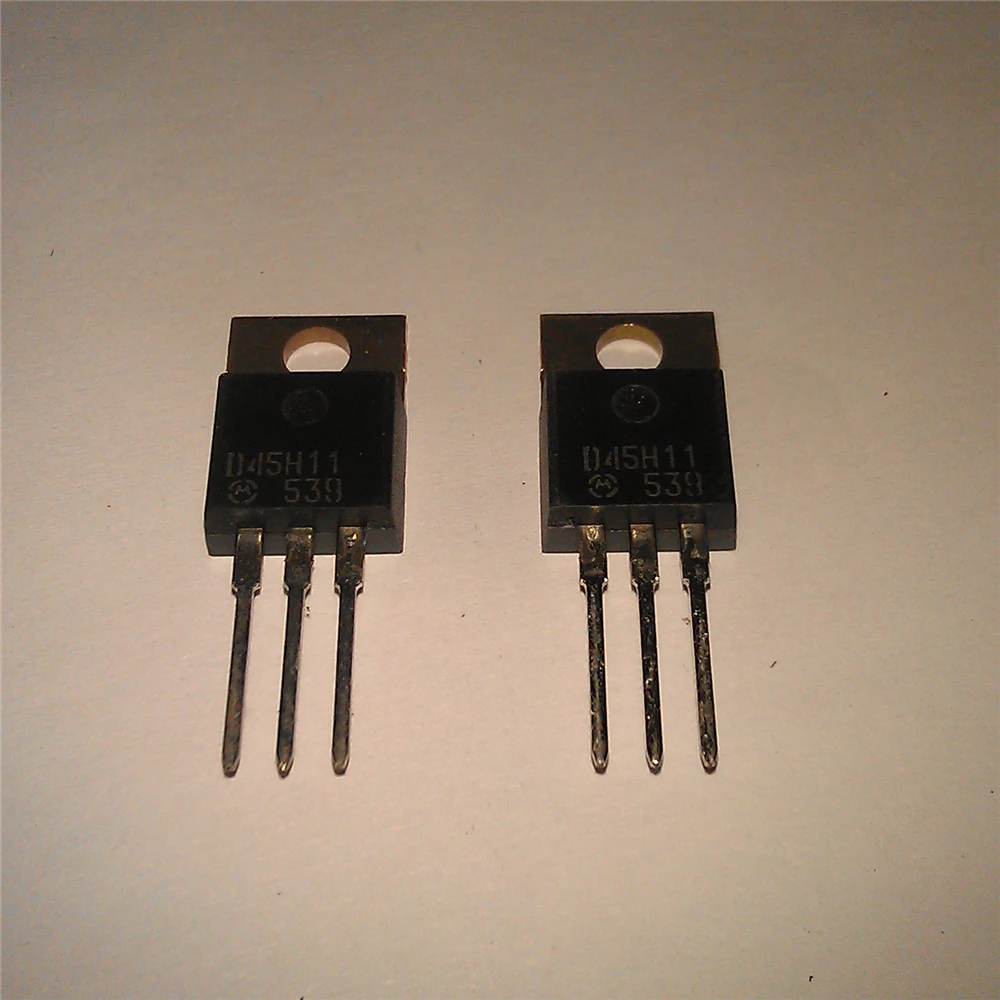 D45H11 45H11 TO 220 Новый оригинальный 10 шт./лот|Транзисторы| |