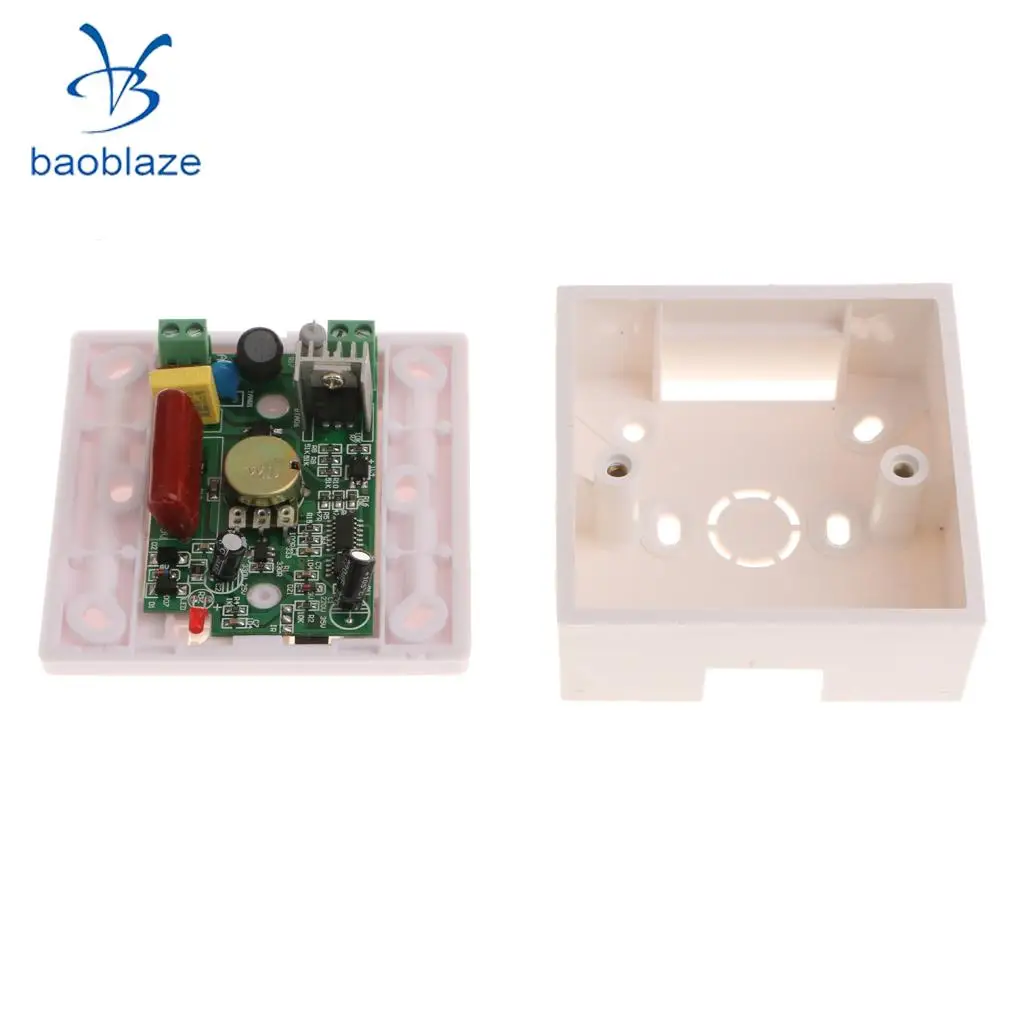 Диммируемый CFL/светодиодный диммер Baoblaze 1 Gang Way 110 240V с настенной розеткой и ИК