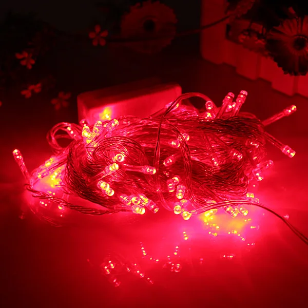 Outdoor Luces de cadena 5M 10M 20M 30M 50M 100M Led Garland String Fairy Light 8 Modes Christmas Holiday Wedding Party | Лампы и