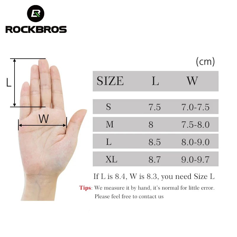 Велосипедные перчатки ROCKBROS теплые для езды на велосипеде с сенсорным экраном