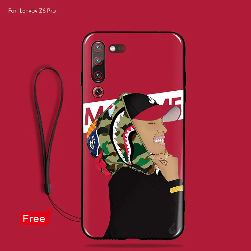 Phone Case For Lenovo Z6 Pro Cute Painted painting Soft TPU Z6lite z 6pro z6 lite Silicone Back Cover |
