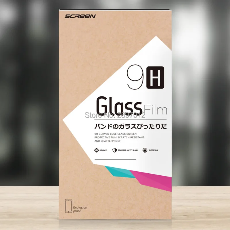 Оптовая продажа 100 шт./лот защита для экрана из закаленного стекла Розничная