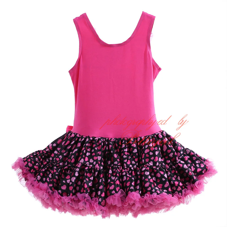 Cutestyles 2020 New Ribbon Fuchsia Tutu Girl Dress Ball Gown Kids Birthday Party Dancing Children Clothes TD21013-04 | Детская одежда и