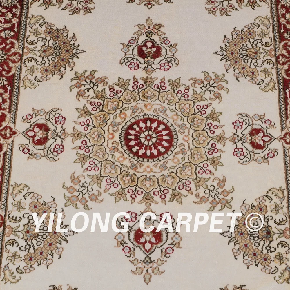 YILONG 2 'x 3' турецкий чистый Шелковый ковер ручной работы изысканная восточная