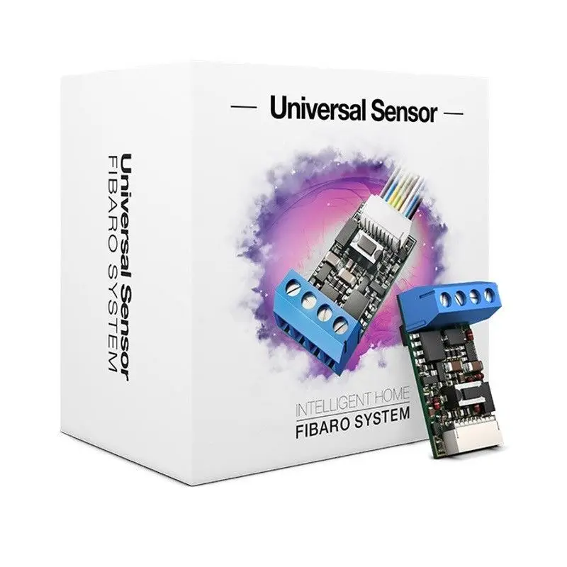 Fibaro Z Wave plus Универсальный двоичный датчик FGBS 001 беспроводной модуль для