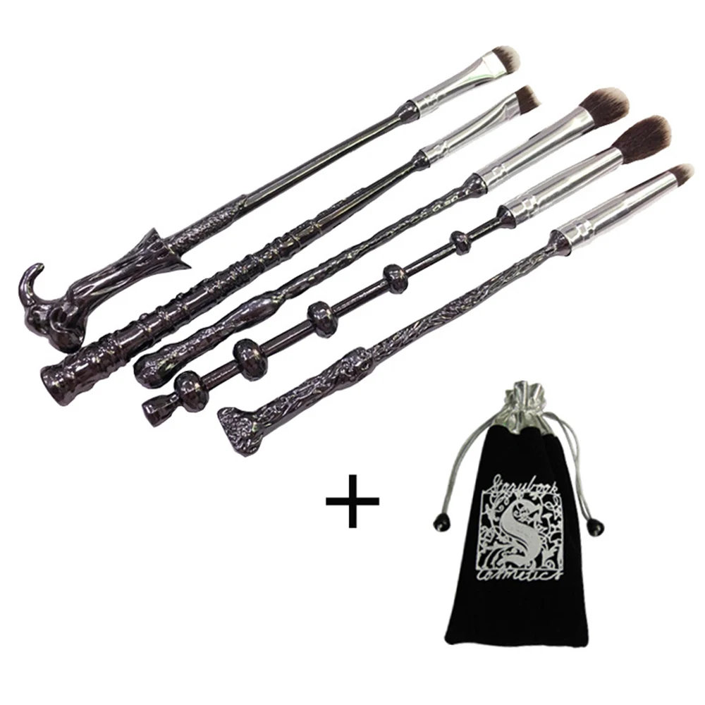 Новинка 5 шт./пакет портативная мягкая кисть для волос тональная пудра тени век