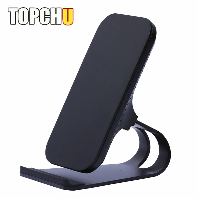 TOPCHU двойные катушки 10 W Беспроводной Зарядное устройство Подставка для samsung Galaxy S9